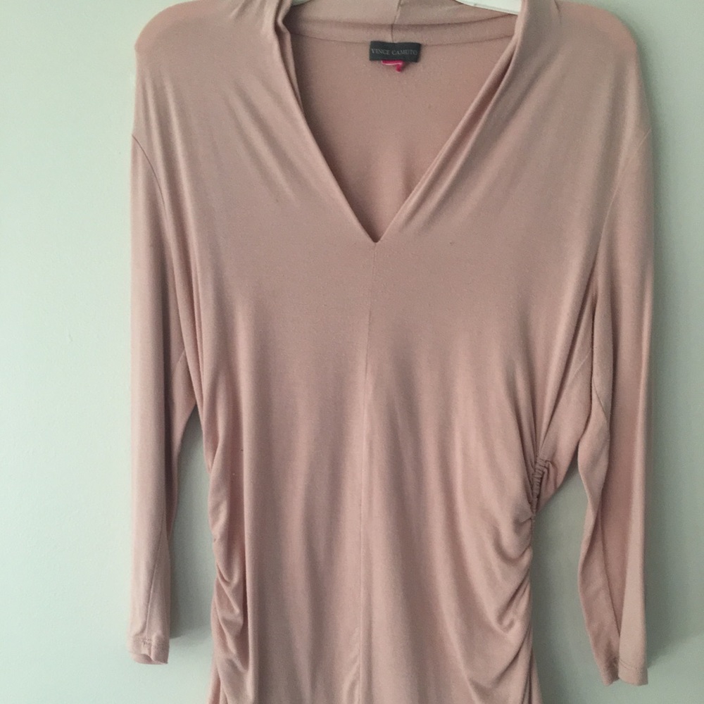 Long Sleeve Pastel Pink Top